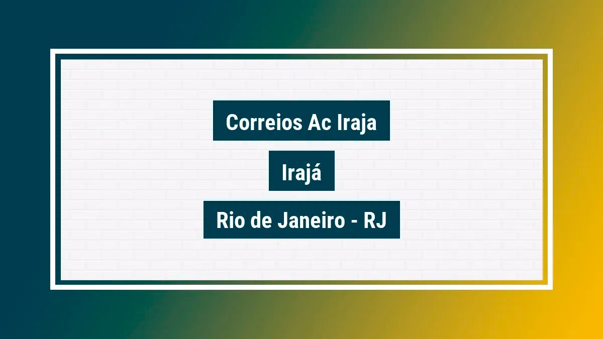 Imagem ilustrativa unidade de agência dos correios ac iraja irajá rio de janeiro rj