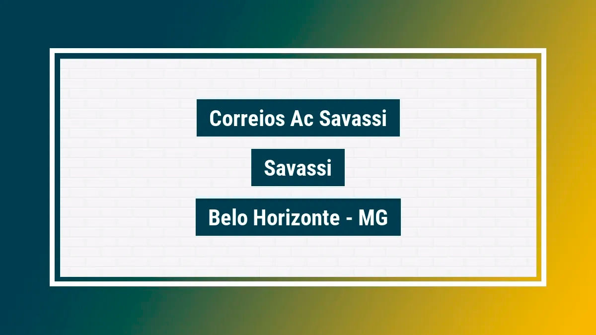 Imagem ilustrativa unidade de agência dos correios ac savassi savassi belo horizonte mg