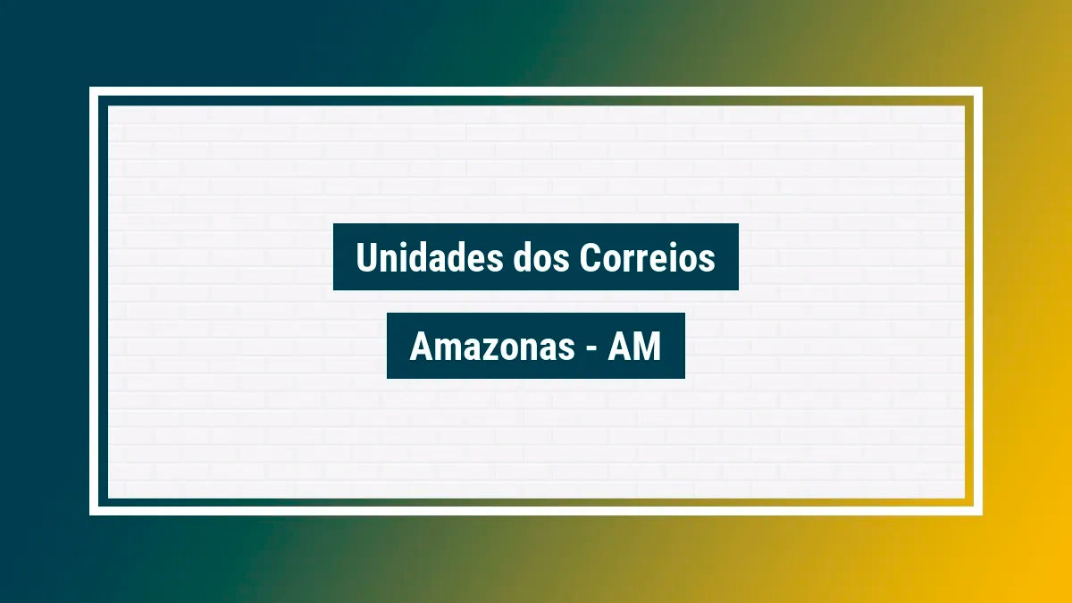 Imagem ilustrativa correios amazonas am