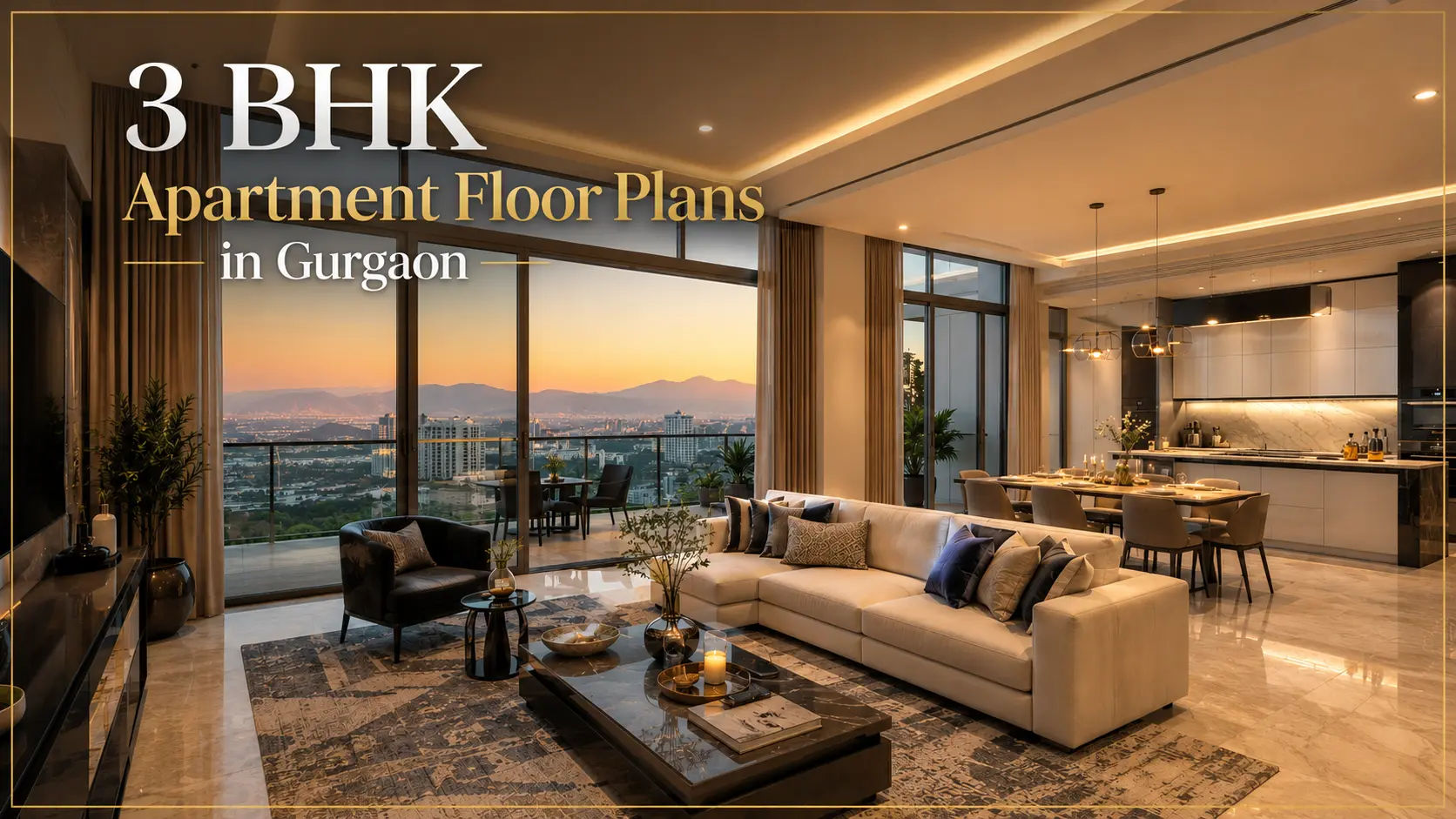 Best 3 BHK Apartment Floor Plans in Gurgaon: Premium Living & Investment Opportunities