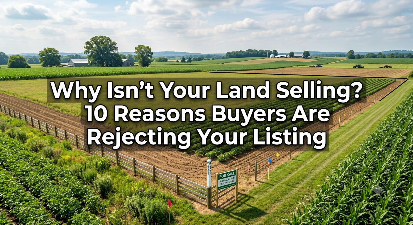 Why Isn’t Your Land Selling? 10 Reasons Buyers Are Rejecting Your Listing