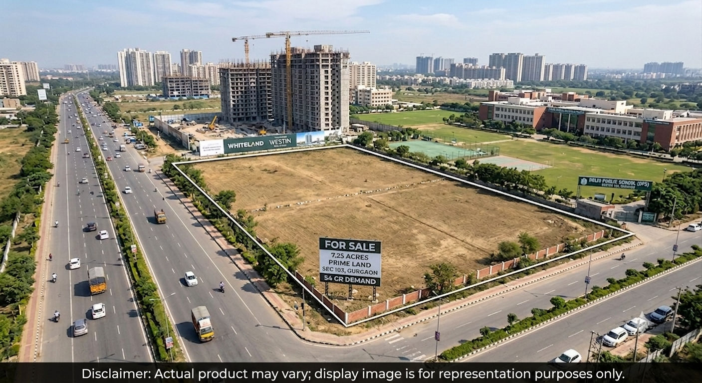 7.25 Acre Land Parcel in Sector 103, Gurgaon near DPS School