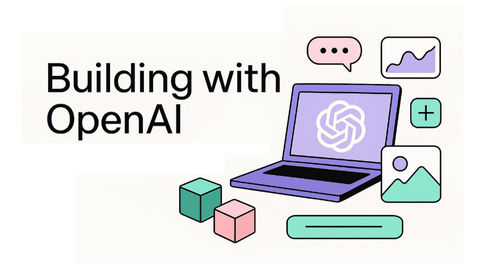 Build production-ready AI applications using OpenAI's platform through hands-on development with text, audio, image, and embedding APIs. Learn conversational systems, web search integration, function calling, and multimodal processing before advancing to autonomous agent creation using Agent Builder, ChatKit interfaces, and secure deployment workflows for real-world applications.