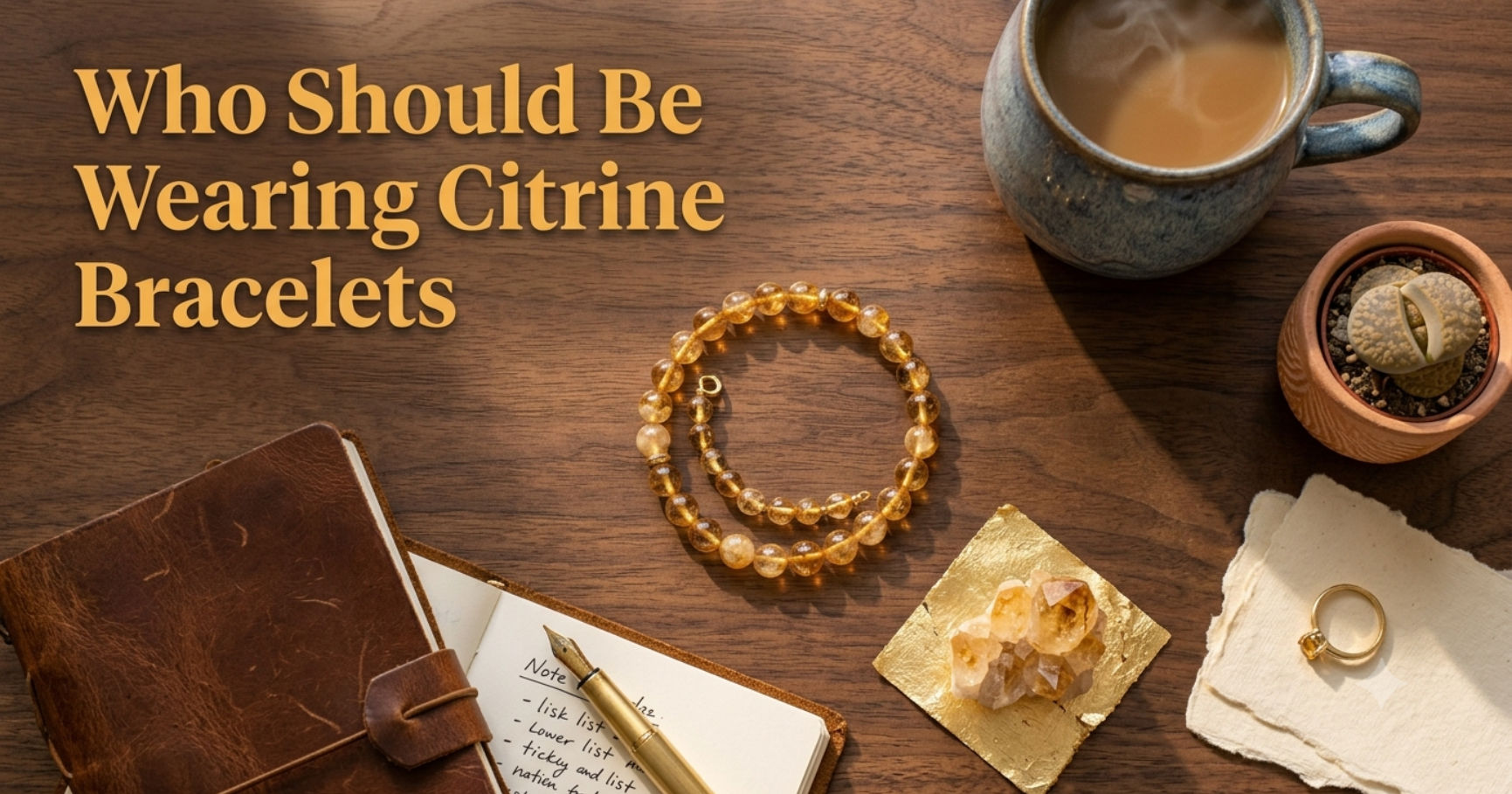 Stylish Citrine Bracelets suitable for daily wear on all skin tones