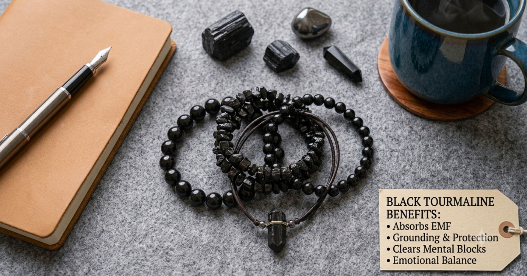 Who needs a black tourmaline bracelet for empaths and sensitive people seeking energy protection in high-stress environments.