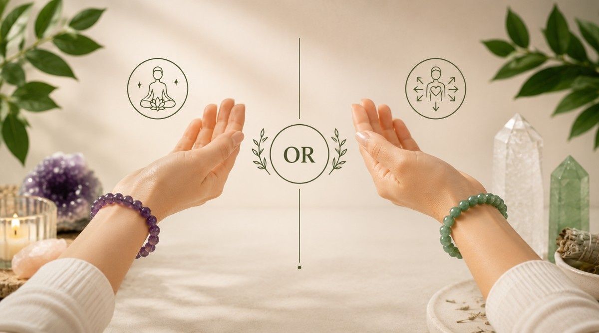 which hand to wear crystal bracelet