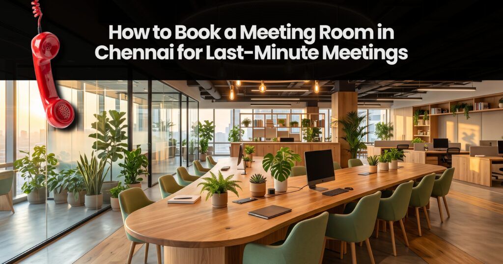 How to Book a Meeting Room in Chennai for Last-Minute Meetings