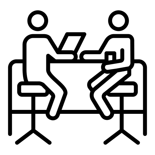 Benefits of Coworking Icons