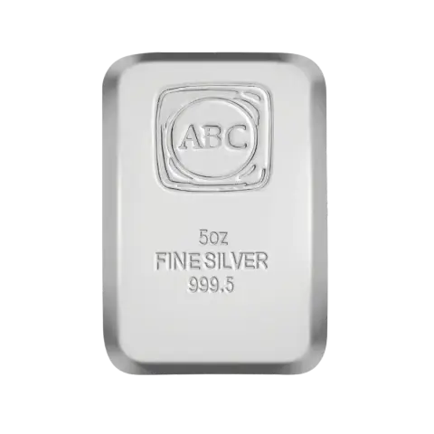 5oz ABC Silver Cast Bar