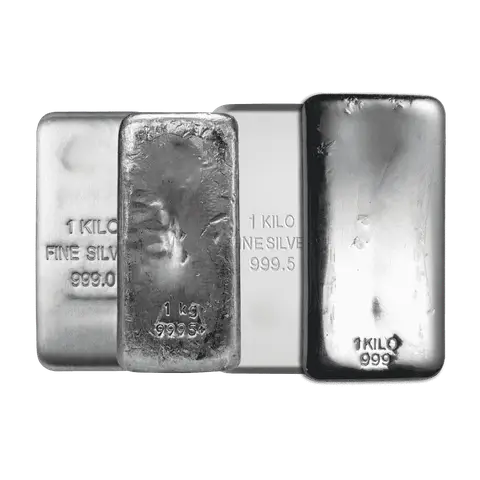 Four-bar Max Value pack of silver bullion