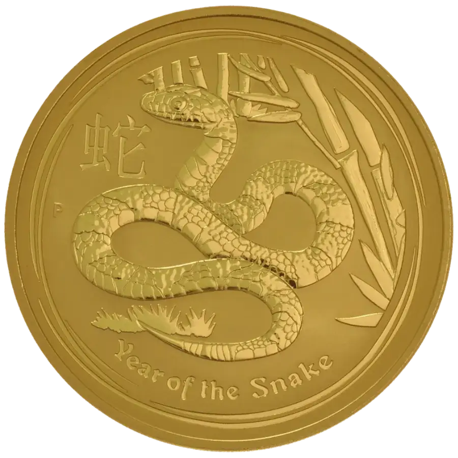 201310ozLunarSeriesIIYearoftheSnakeGoldCoinReverse