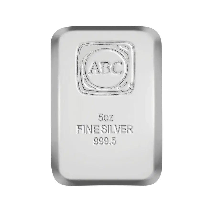 5oz ABC Silver Cast Bar