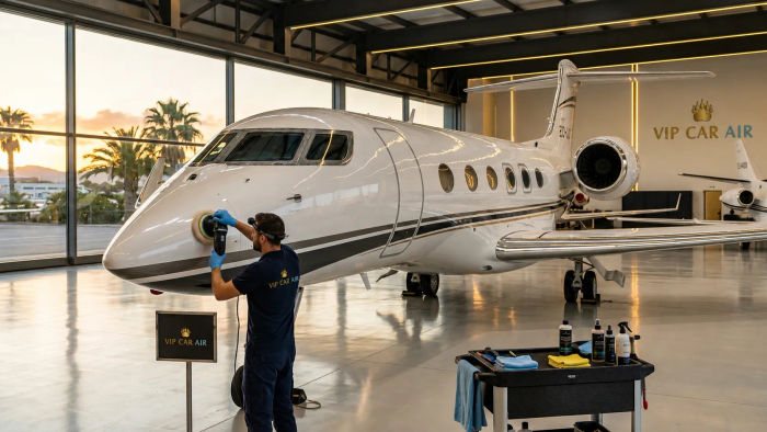 Vip Air: Detailing de jets privados y helicópteros