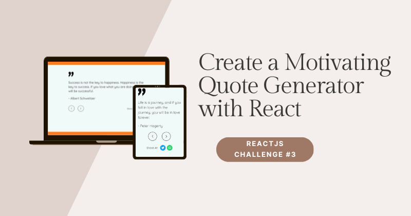 reactjs random quote generator