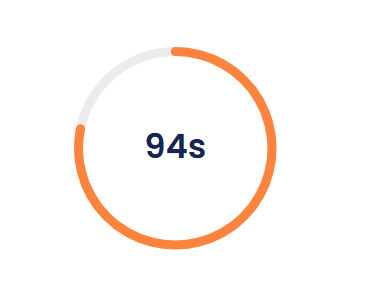 Tailwind circular progressbar with timer