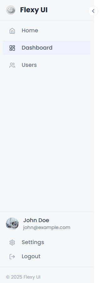 Responsive React Sidebar Components with Tailwind CSS