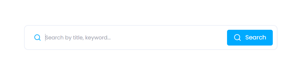 react tailwind search bar ui