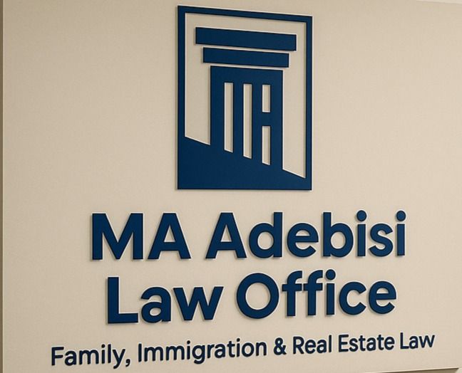 MA Adebisi Law Office-Winnipeg Family & Divorce Lawyer