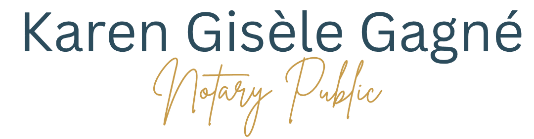 Karen Gisèle Gagné Notary Public