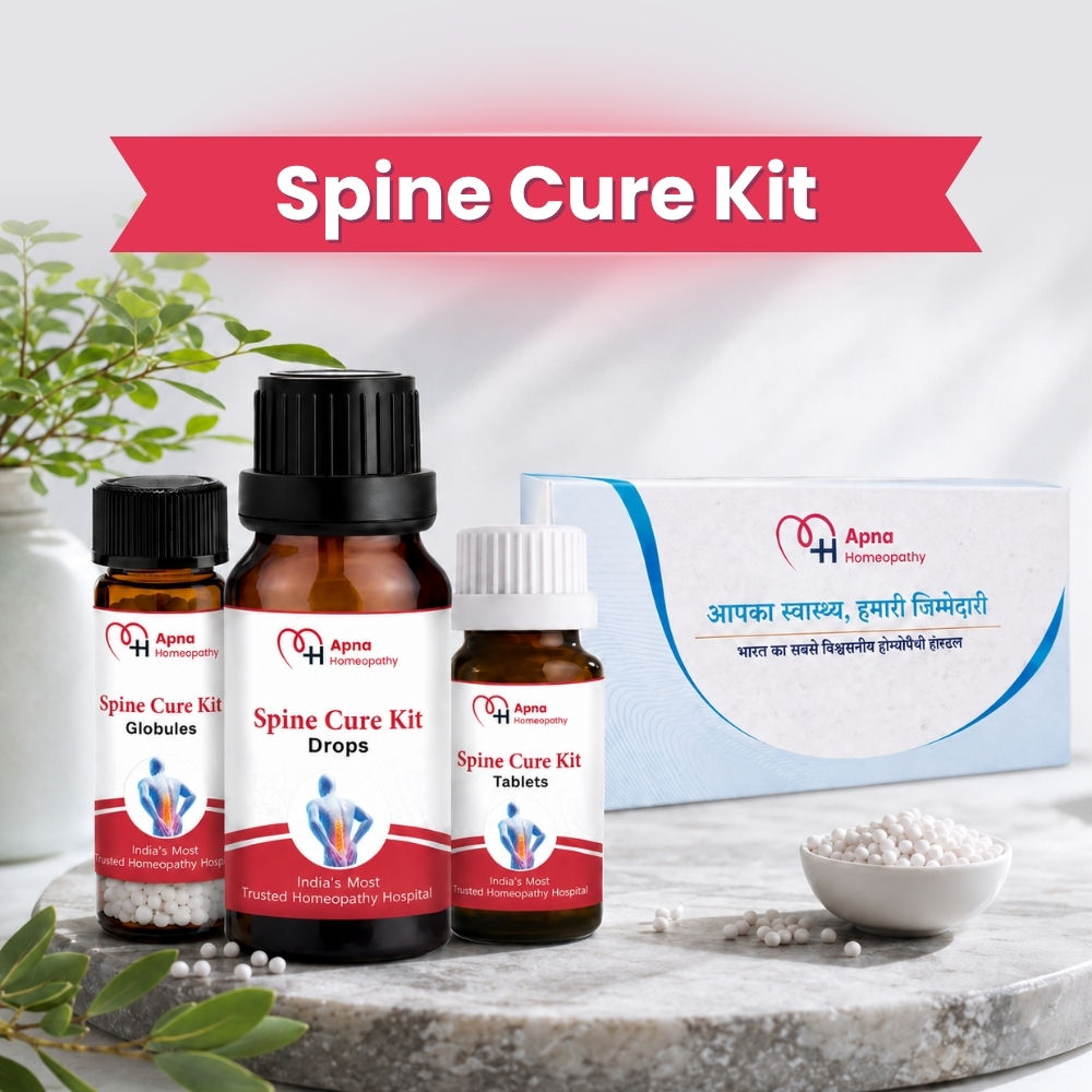 Apna Homeopathy Spine Cure Kit — personalized homeopathic medicines for chronic pain care