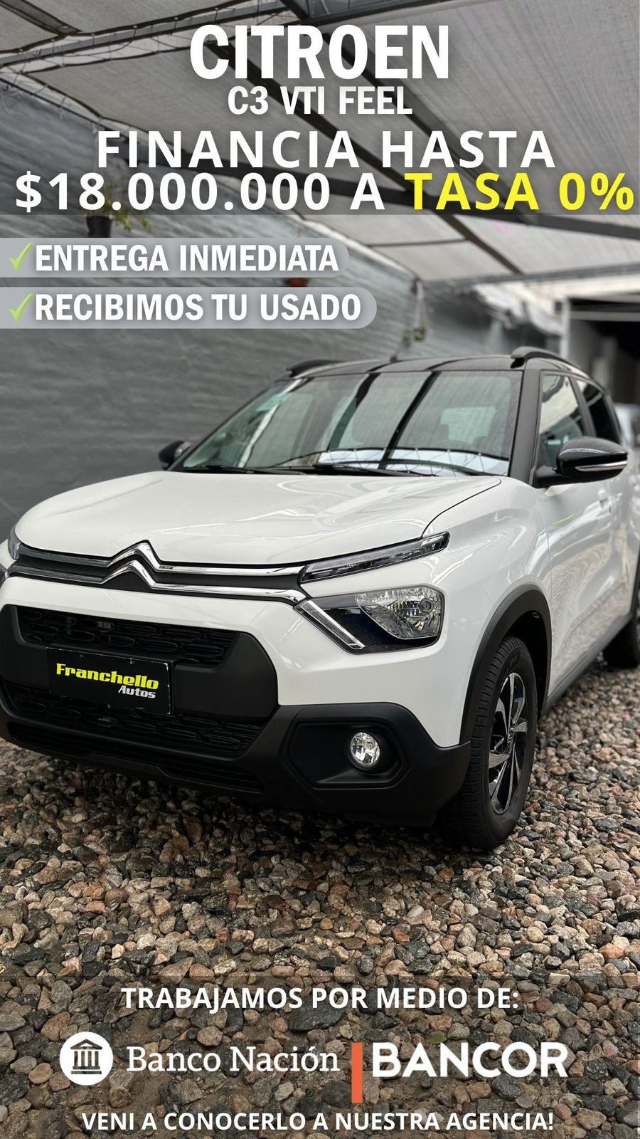 Citroen C3 VTI FELL | Disponible en nuestro local para ENTREGA INMEDIATA