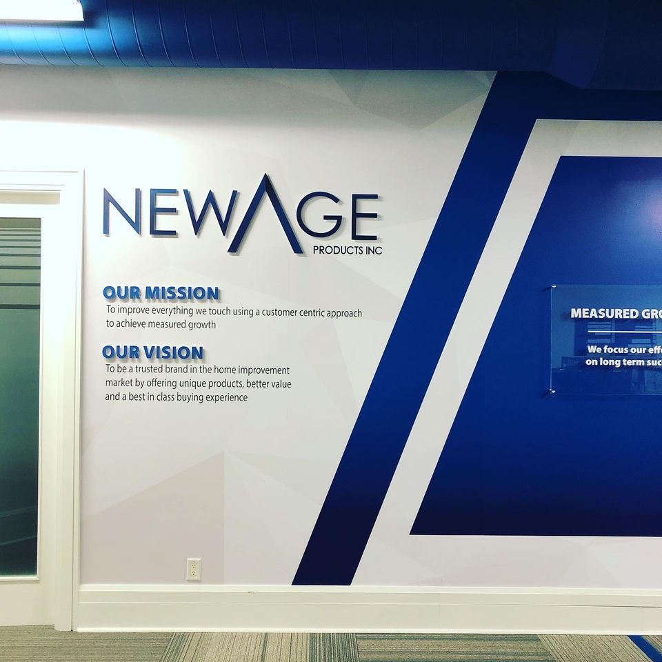 3D office signage for new age products in Toronto