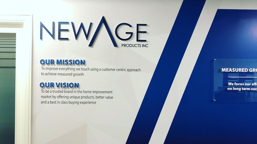 3D office signage for new age products in Toronto