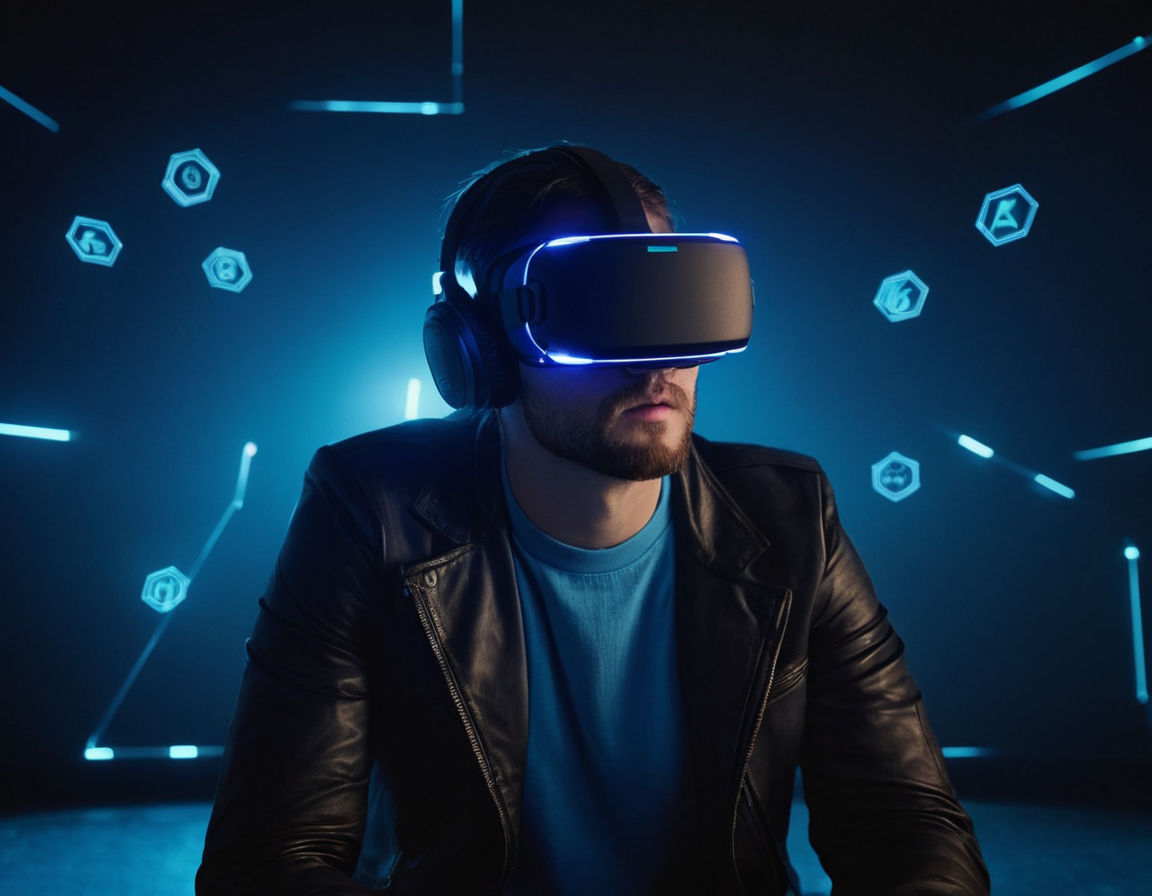 A vibrant and engaging image prompt for the content on "The Psychology of Gaming: Why We Play Video Games" could be: A futuristic virtual reality headset surrounded by glowing digital symbols and abstract gaming elements, representing the immersive and captivating nature of video games on our psyche.
