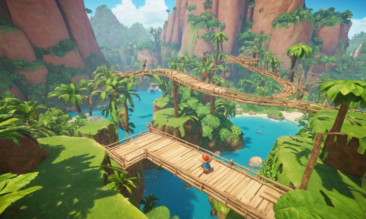 A visually captivating island with intricate mazes and challenging puzzles awaits in Island Maze for the Nintendo Switch. Show a mysterious island landscape teeming with winding paths and obstacles to represent the diverse challenges players will encounter. Emphasize the strategic elements by featuring hidden passageways, puzzle pieces, and interactive elements that require critical thinking to navigate. Let the image convey a sense of mystery, exploration, and brain-teasing adventure that players will experience in this engaging game.
