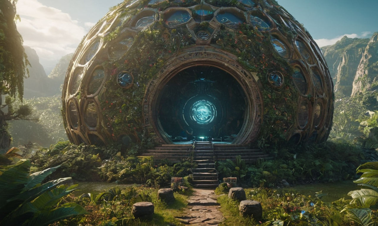 A vivid and immersive image prompt for the gaming content could be: 
A detailed illustration of a futuristic insectoid hive, showcasing intricate tunnels, chambers, and insect-like inhabitants, set against a backdrop of a lush, alien landscape. The image should capture the essence of survival, strategy, and narrative elements, depicting a unique and captivating gaming world.
