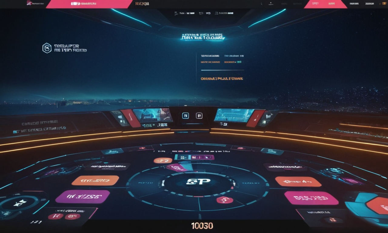 A vibrant and futuristic online betting platform with dynamic crash game graphics and sleek user interface featuring digital elements like graphs, charts, and winning indicators. The image showcases a variety of game options, emphasizing convenience, accessibility, and game variety in online platforms.
