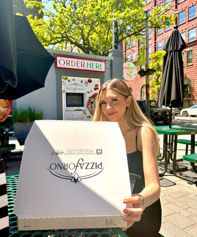 A Pizzaforno ambassador at a charity event.