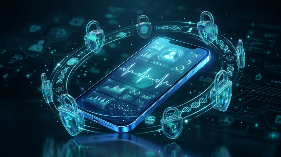 Secure healthcare app built with HIPAA compliant software development.
