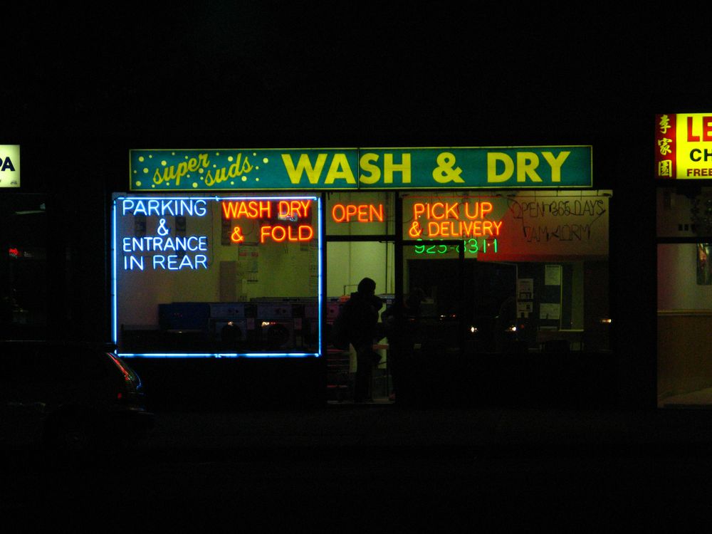 laundromat storefront