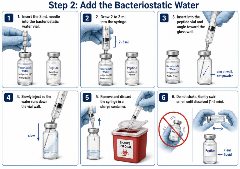 how much bac water for 5mg cagrilintide to Use Peptides: Beginner's Step-by-Step Guide tissue regeneration Size:Discovery Size (10 mL) Methylcobalamin B12 Injection |
