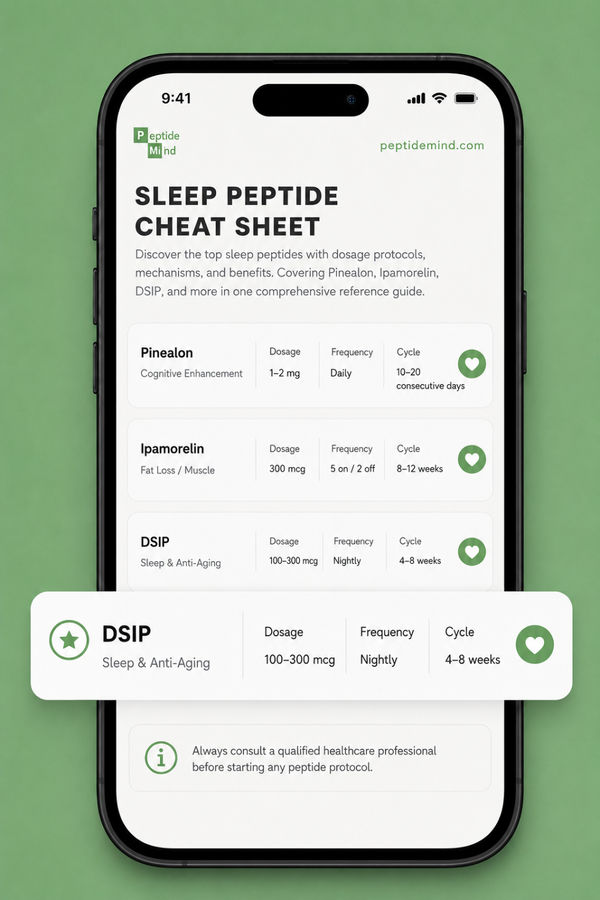 Sleep Peptide Cheat Sheet