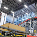 Smart lighting control panel managing a facility's LED system