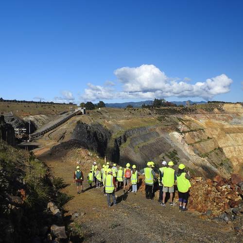 A Walk Through Martha Mine Pit Fence