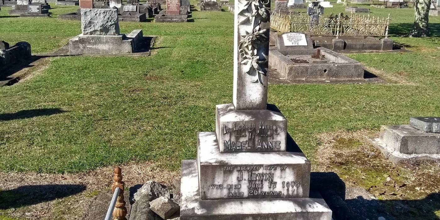 Waihi Cemetery - More Wonderful Women of Waihi