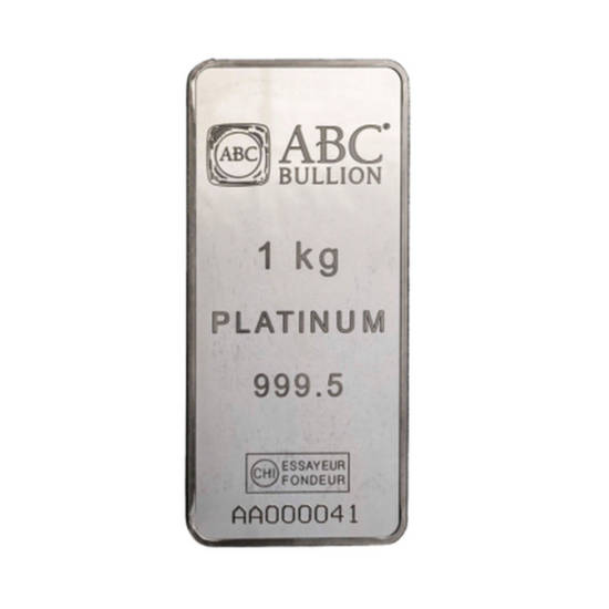 1kg Platinum Bar