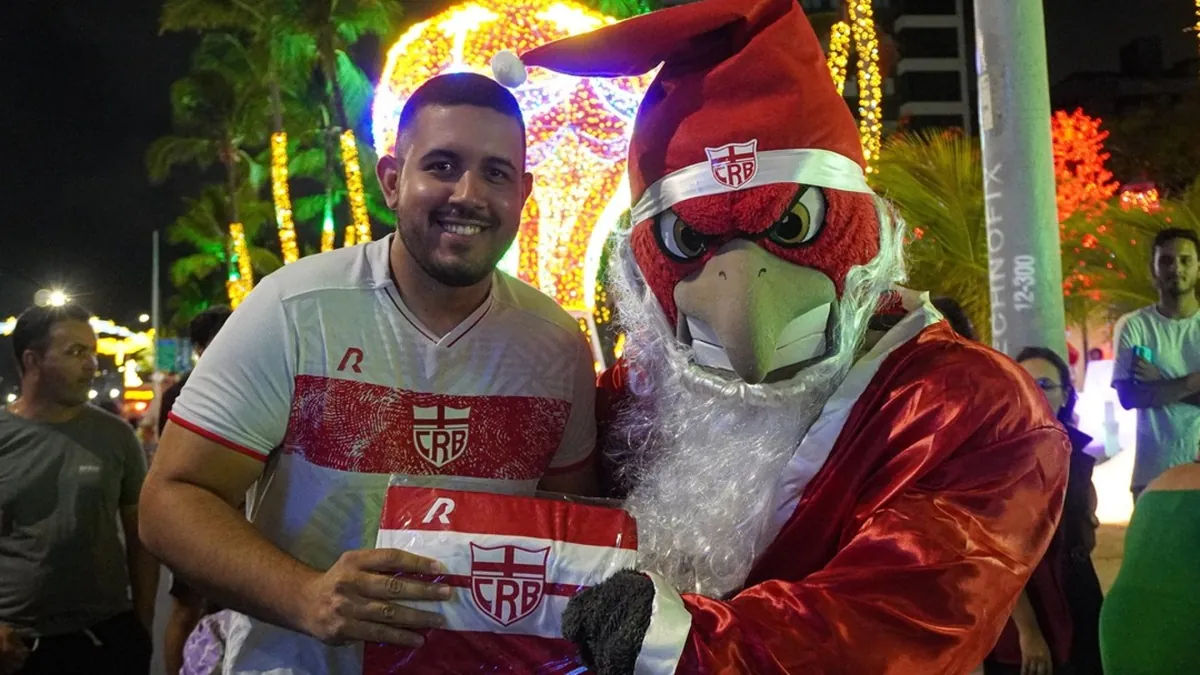 CRB celebra o Natal com 'Malvadão Noel' e surpresas em Maceió - Fonte imagem: Globo Esporte