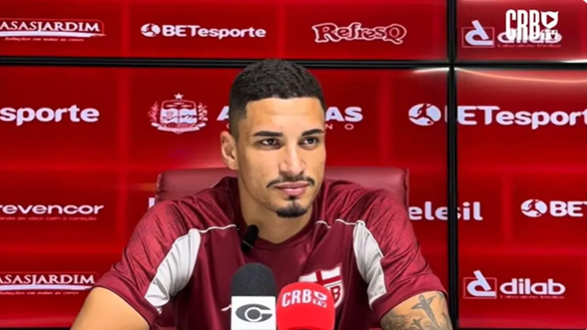 CRB justifica escolta do zagueiro Henri no duelo com o CSA - Fonte imagem: Globo Esporte