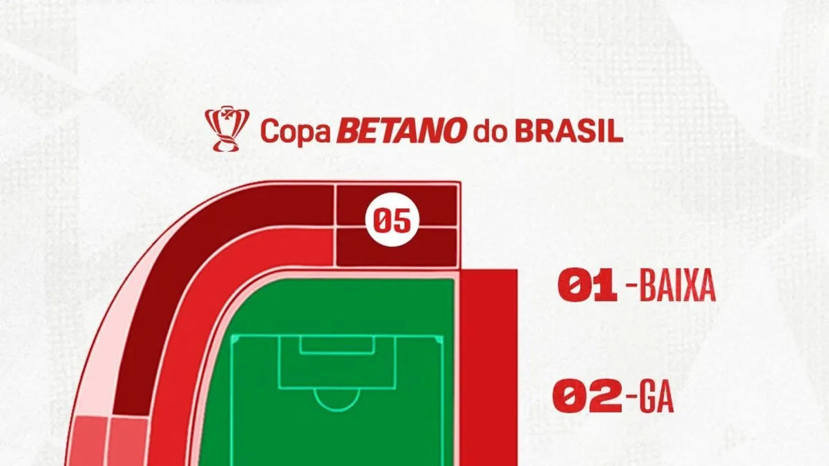 CRB revela valores dos bilhetes para duelo contra o Athletic na Copa do Brasil - Fonte imagem: Globo Esporte