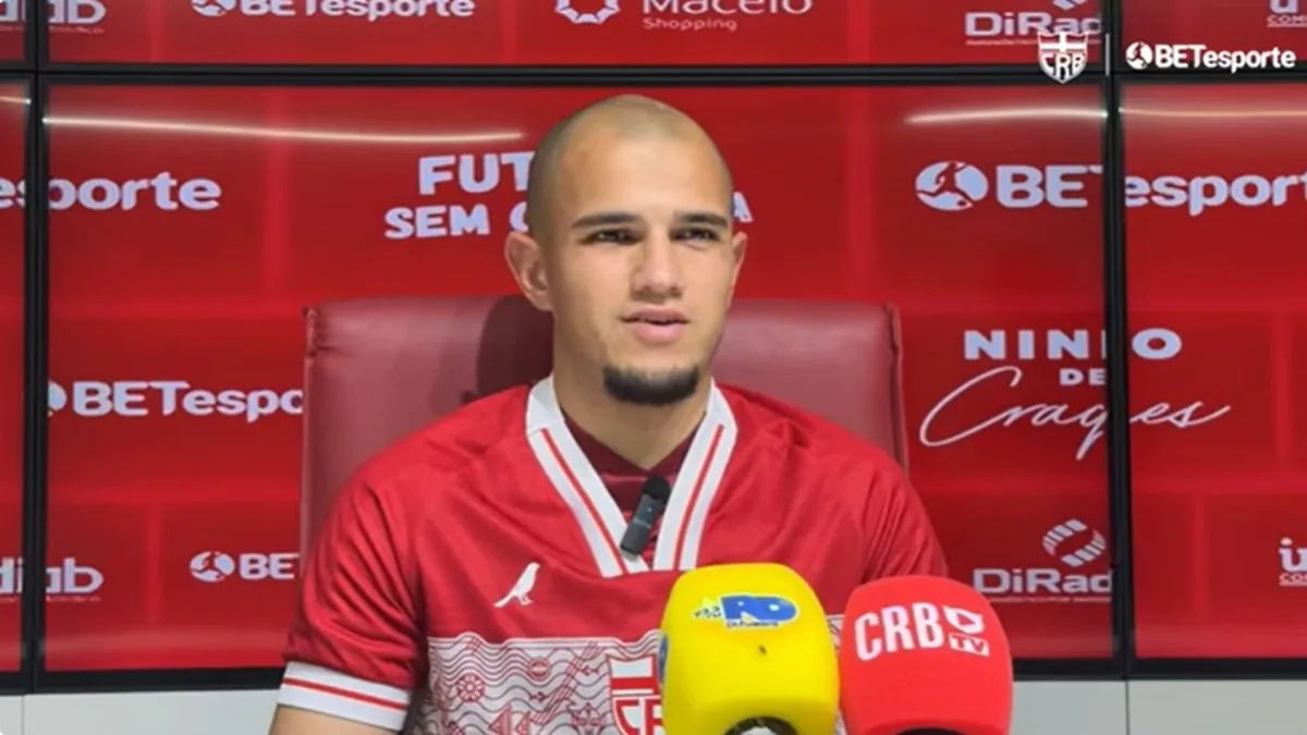 Crystopher, revelação da escola gaúcha, chega ao CRB como volante - Fonte imagem: Globo Esporte