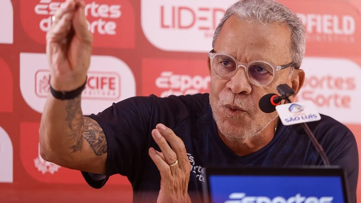Hélio dos Anjos, ex-técnico do CRB, comenta sobre invasão ao CT - Fonte imagem: Globo Esporte