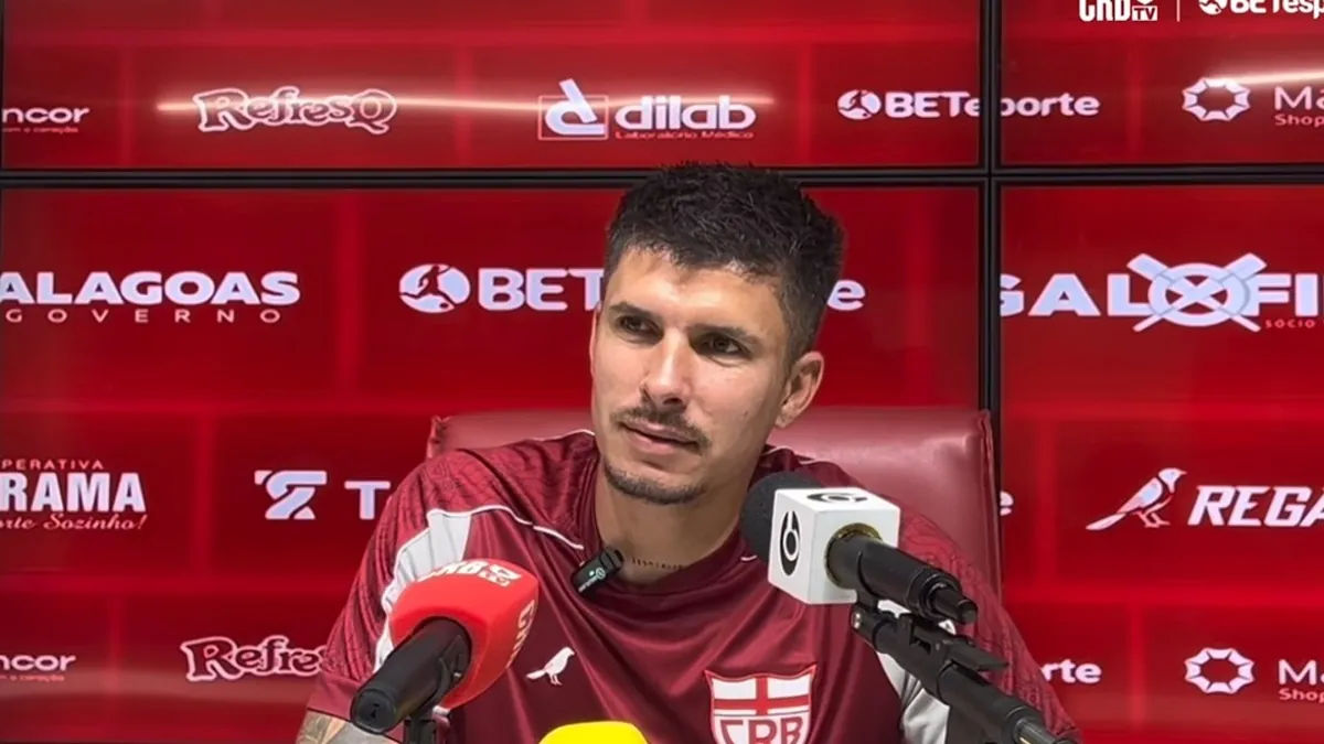 Léo Campos, do CRB, revela: nada de proposta do Santa Cruz - Fonte imagem: Globo Esporte