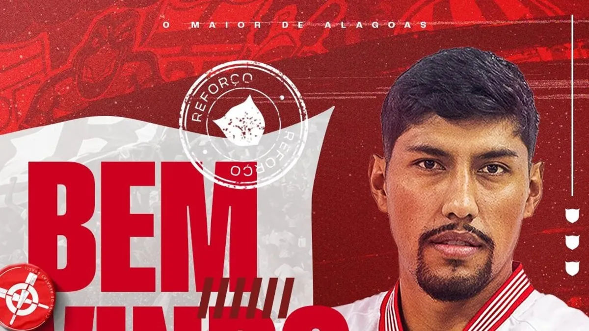 Luis Segovia, ex-Botafogo, é anunciado novamente pelo CRB! - Fonte imagem: Globo Esporte