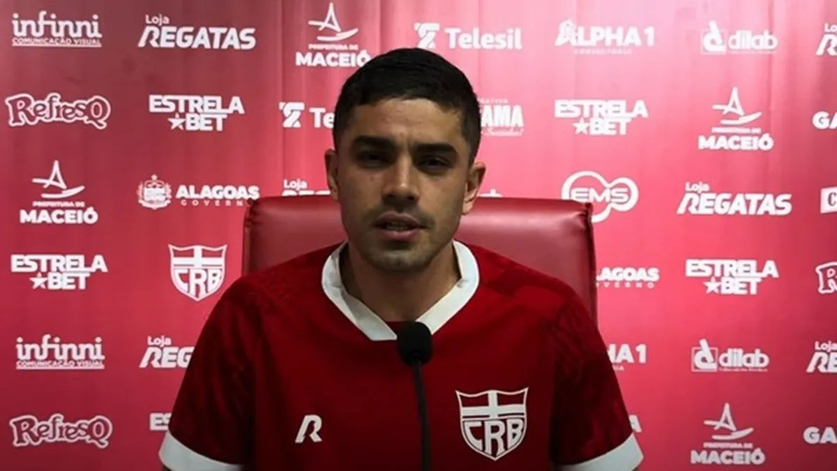 Meia do CRB, Gegê admite jogo com dor: 'Situação não é nova' - Fonte imagem: Globo Esporte