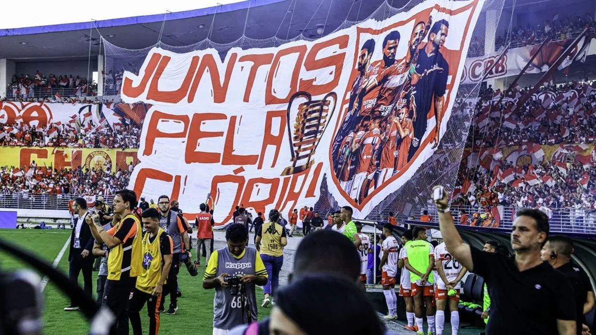 Recorde de público no Rei Pelé é alcançado na final entre CRB e Fortaleza - Fonte imagem: Globo Esporte