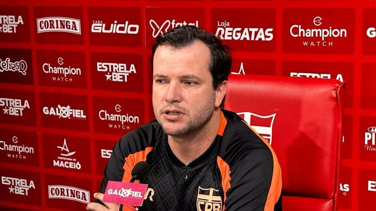 Técnico do CRB celebra classificação e revela desfalques cruciais - Fonte imagem: Globo Esporte